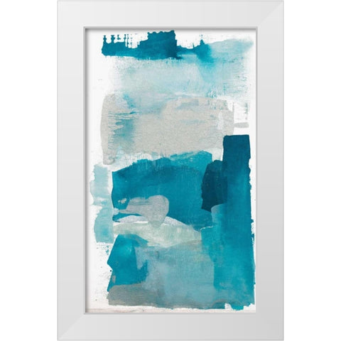 Seaglass IV White Modern Wood Framed Art Print by Contacessi, Julia