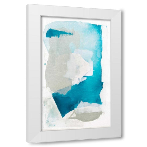 Seaglass VI White Modern Wood Framed Art Print by Contacessi, Julia