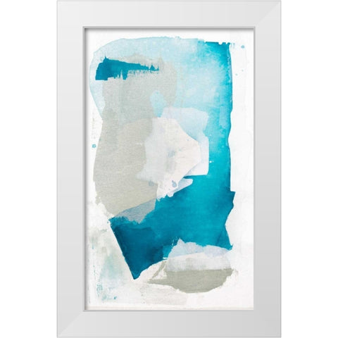 Seaglass VI White Modern Wood Framed Art Print by Contacessi, Julia