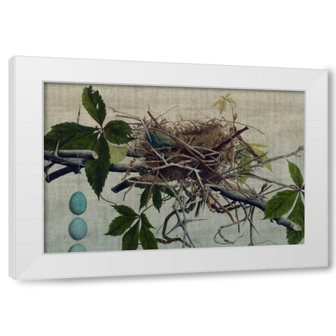 Nesting I White Modern Wood Framed Art Print by Butler, John