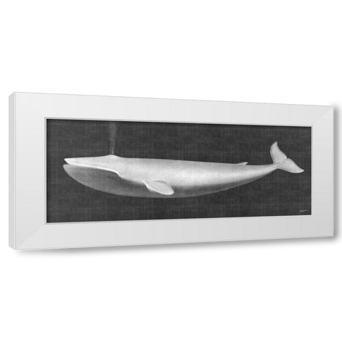 Whale Watching I White Modern Wood Framed Art Print by Butler, John