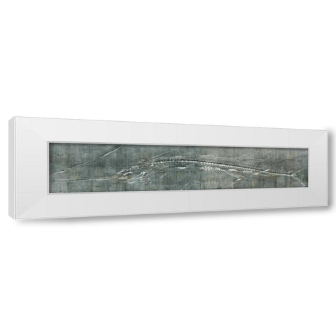 Fossil Imprint I White Modern Wood Framed Art Print by Butler, John