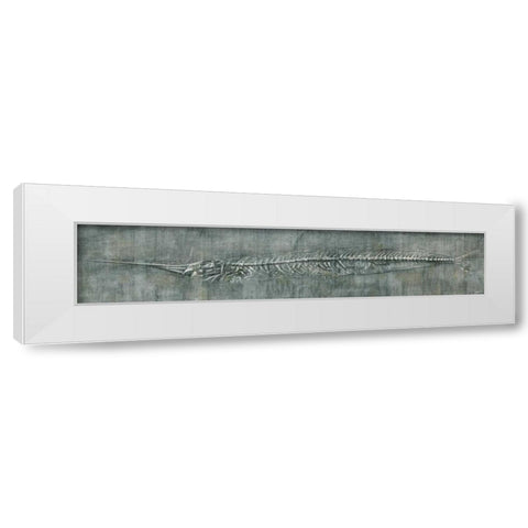 Fossil Imprint II White Modern Wood Framed Art Print by Butler, John