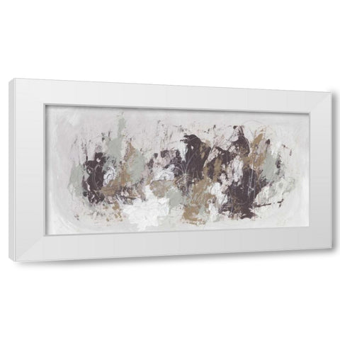 Kinetic Simile III White Modern Wood Framed Art Print by Vess, June Erica