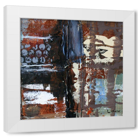 Urban Space II White Modern Wood Framed Art Print by Orlov, Irena