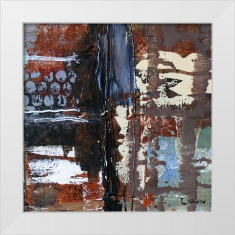 Urban Space II White Modern Wood Framed Art Print by Orlov, Irena