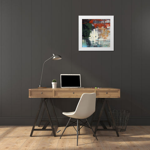 Urban Space IV White Modern Wood Framed Art Print by Orlov, Irena