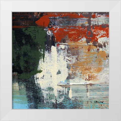 Urban Space IV White Modern Wood Framed Art Print by Orlov, Irena