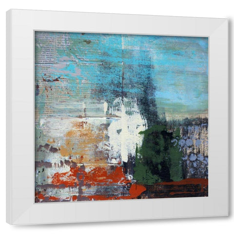 Urban Space V White Modern Wood Framed Art Print by Orlov, Irena