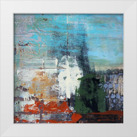 Urban Space V White Modern Wood Framed Art Print by Orlov, Irena