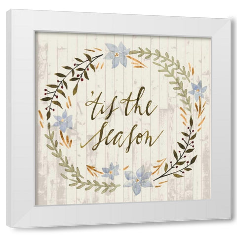 Rustic Christmas IV White Modern Wood Framed Art Print by Popp, Grace