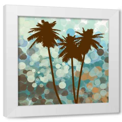 Sunshine Garden III White Modern Wood Framed Art Print by Orlov, Irena