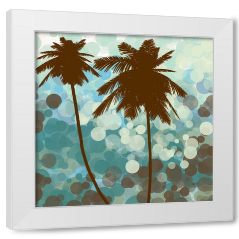 Sunshine Garden IV White Modern Wood Framed Art Print by Orlov, Irena