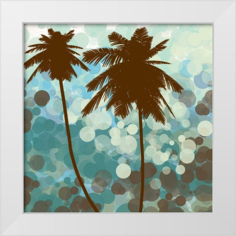 Sunshine Garden IV White Modern Wood Framed Art Print by Orlov, Irena