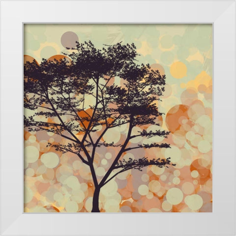 Sunshine Garden VI White Modern Wood Framed Art Print by Orlov, Irena