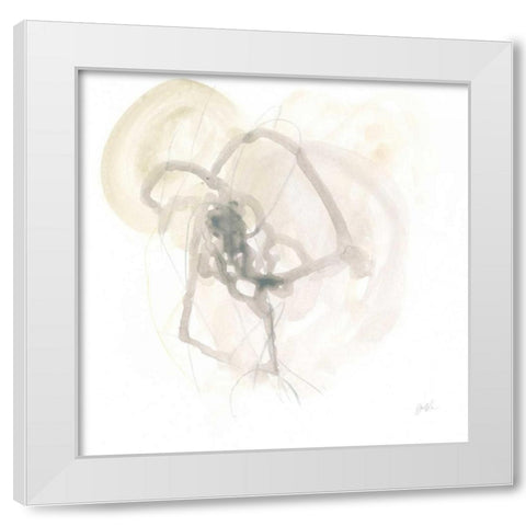 Infinite Variable II White Modern Wood Framed Art Print by Vess, June Erica