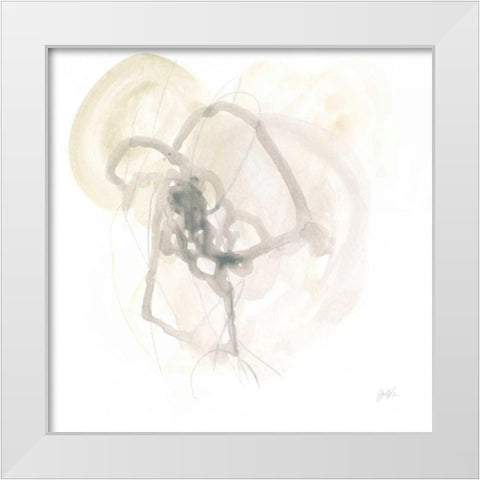 Infinite Variable II White Modern Wood Framed Art Print by Vess, June Erica