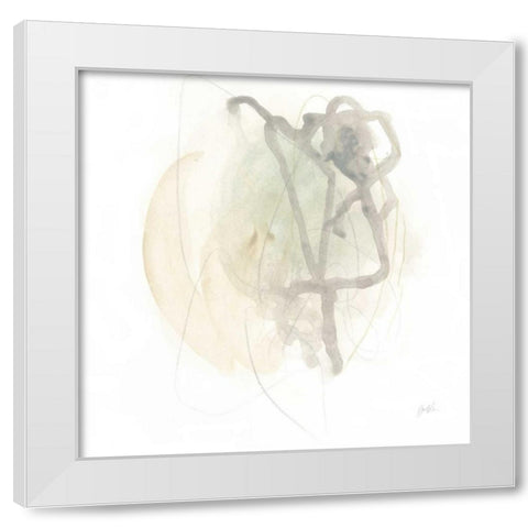 Infinite Variable III White Modern Wood Framed Art Print by Vess, June Erica