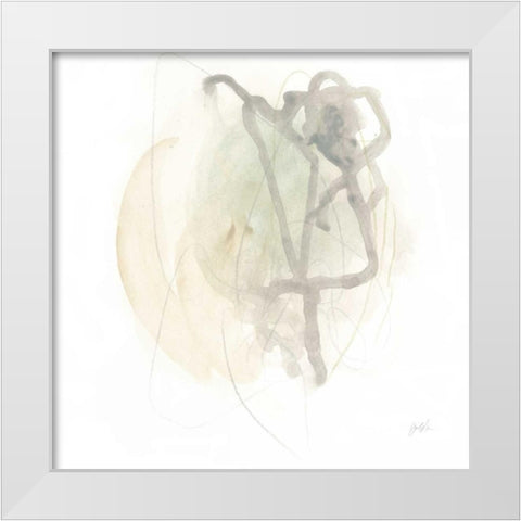 Infinite Variable III White Modern Wood Framed Art Print by Vess, June Erica