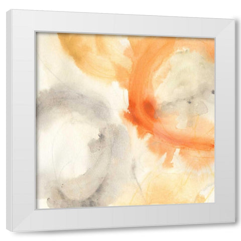 Implicit II White Modern Wood Framed Art Print by Vess, June Erica
