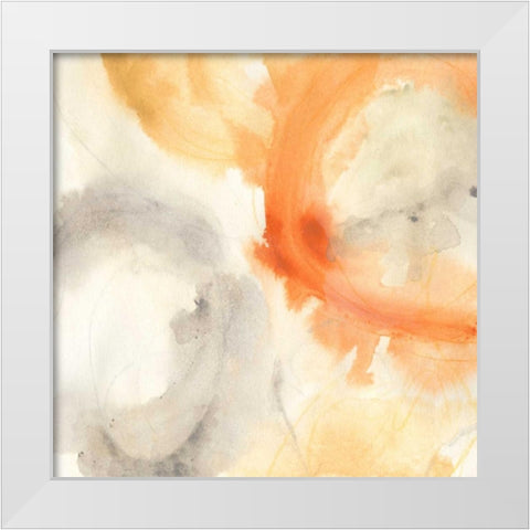 Implicit II White Modern Wood Framed Art Print by Vess, June Erica
