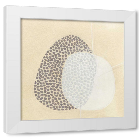 Parchment Prose VII White Modern Wood Framed Art Print by Vess, June Erica