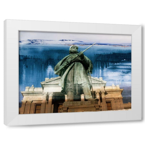 Denver Capitol III White Modern Wood Framed Art Print by Jasper, Sisa