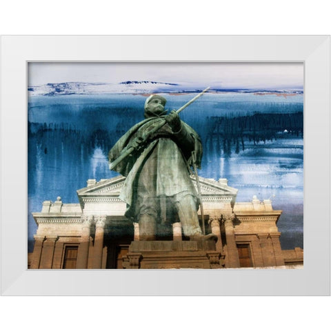 Denver Capitol III White Modern Wood Framed Art Print by Jasper, Sisa