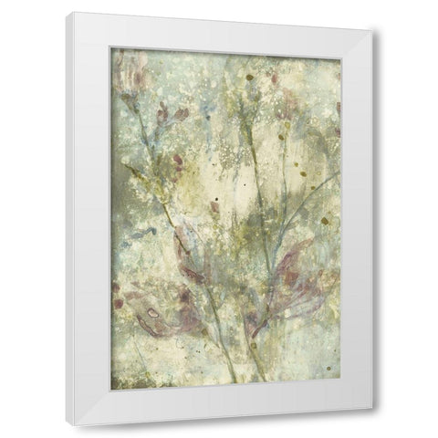 Flower Dream I White Modern Wood Framed Art Print by Goldberger, Jennifer