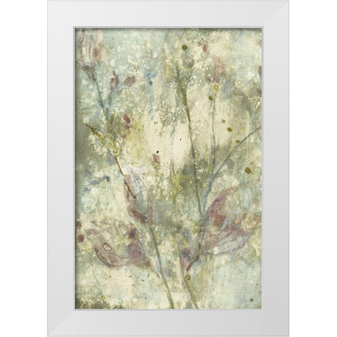 Flower Dream I White Modern Wood Framed Art Print by Goldberger, Jennifer