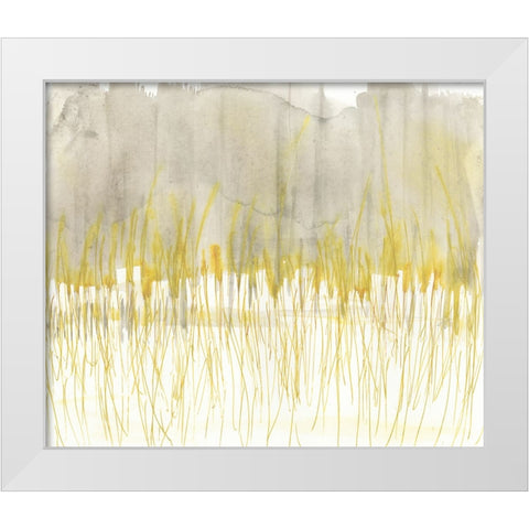 Winter Grasses I White Modern Wood Framed Art Print by Goldberger, Jennifer