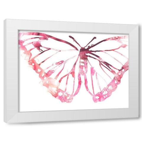 Butterfly Imprint VI White Modern Wood Framed Art Print by Vess, June Erica