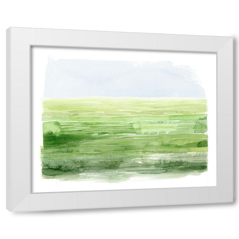 Emerald Moors I White Modern Wood Framed Art Print by Popp, Grace