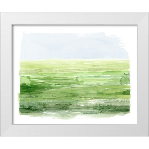 Emerald Moors I White Modern Wood Framed Art Print by Popp, Grace