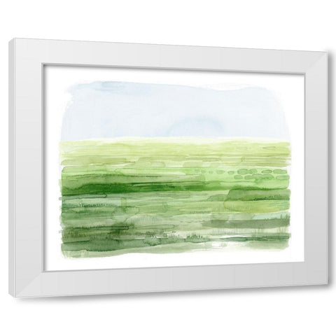 Emerald Moors II White Modern Wood Framed Art Print by Popp, Grace