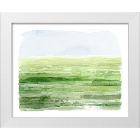 Emerald Moors II White Modern Wood Framed Art Print by Popp, Grace