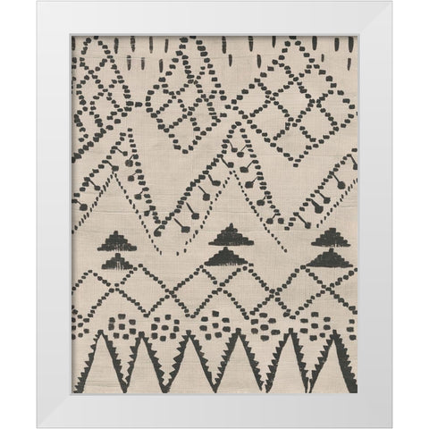 Voyager I White Modern Wood Framed Art Print by Zarris, Chariklia