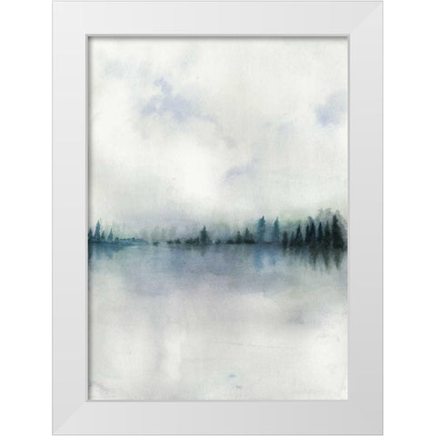 Horizon Whisper I White Modern Wood Framed Art Print by Popp, Grace