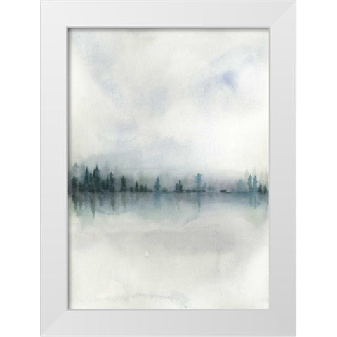 Horizon Whisper II White Modern Wood Framed Art Print by Popp, Grace