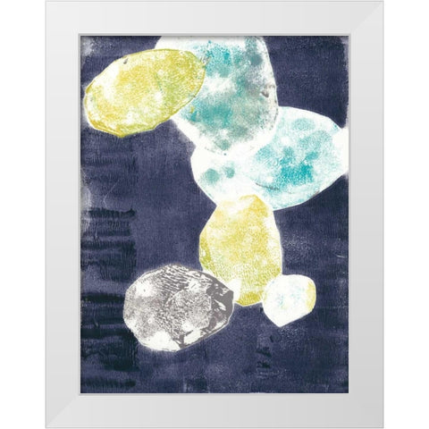 Rock Print I White Modern Wood Framed Art Print by Goldberger, Jennifer