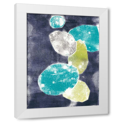 Rock Print II White Modern Wood Framed Art Print by Goldberger, Jennifer