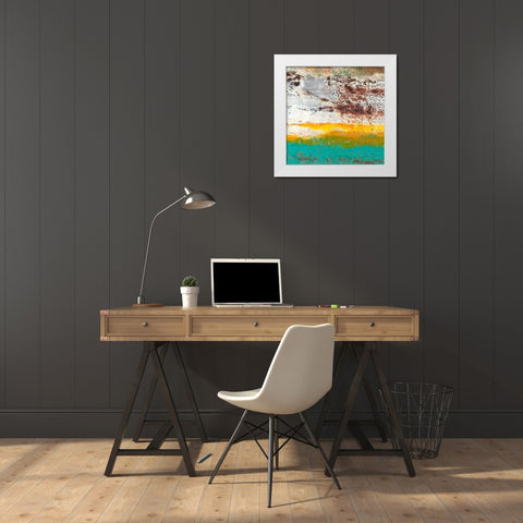 Arid I White Modern Wood Framed Art Print by Ludwig, Alicia