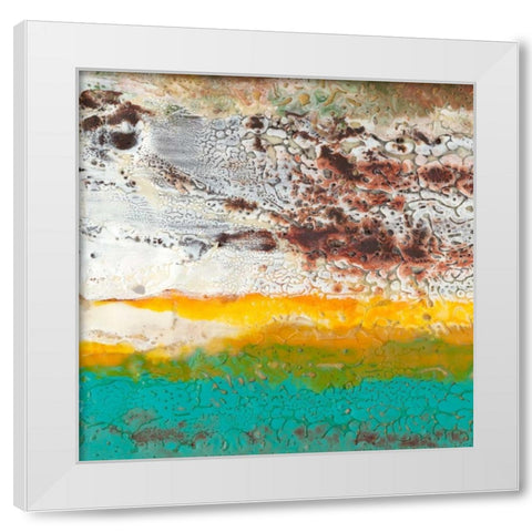 Arid I White Modern Wood Framed Art Print by Ludwig, Alicia