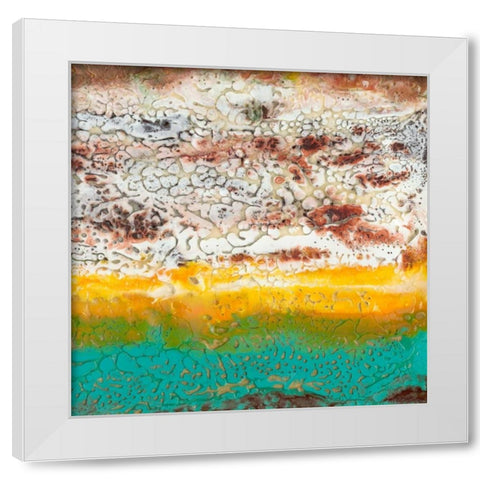 Arid II White Modern Wood Framed Art Print by Ludwig, Alicia
