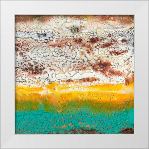Arid II White Modern Wood Framed Art Print by Ludwig, Alicia