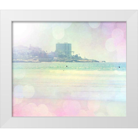 Surfin 2 White Modern Wood Framed Art Print by Coomes, Sylvia