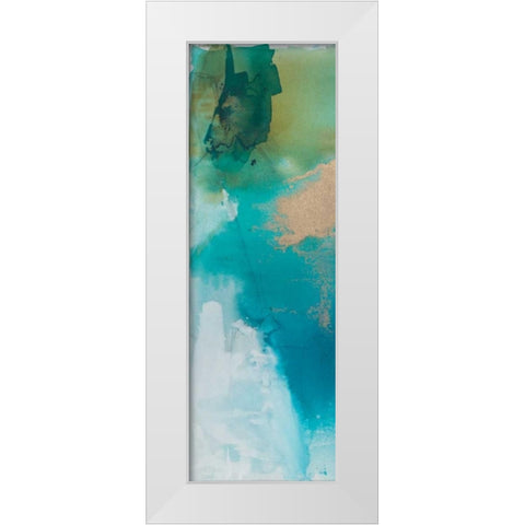 Under Deep I White Modern Wood Framed Art Print by Contacessi, Julia