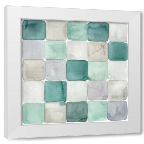 Watercolor Window Panes I White Modern Wood Framed Art Print by Popp, Grace