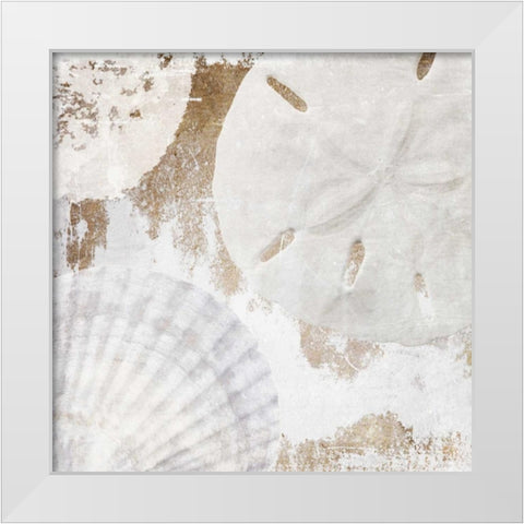 White Shells I White Modern Wood Framed Art Print by Orlov, Irena