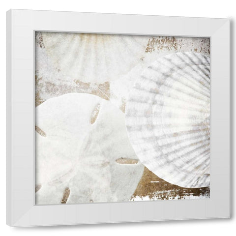 White Shells II White Modern Wood Framed Art Print by Orlov, Irena